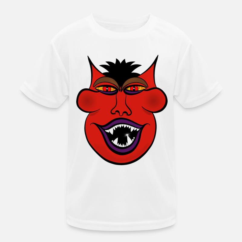 Devil Motif Devil Kids Functional T-Shirt