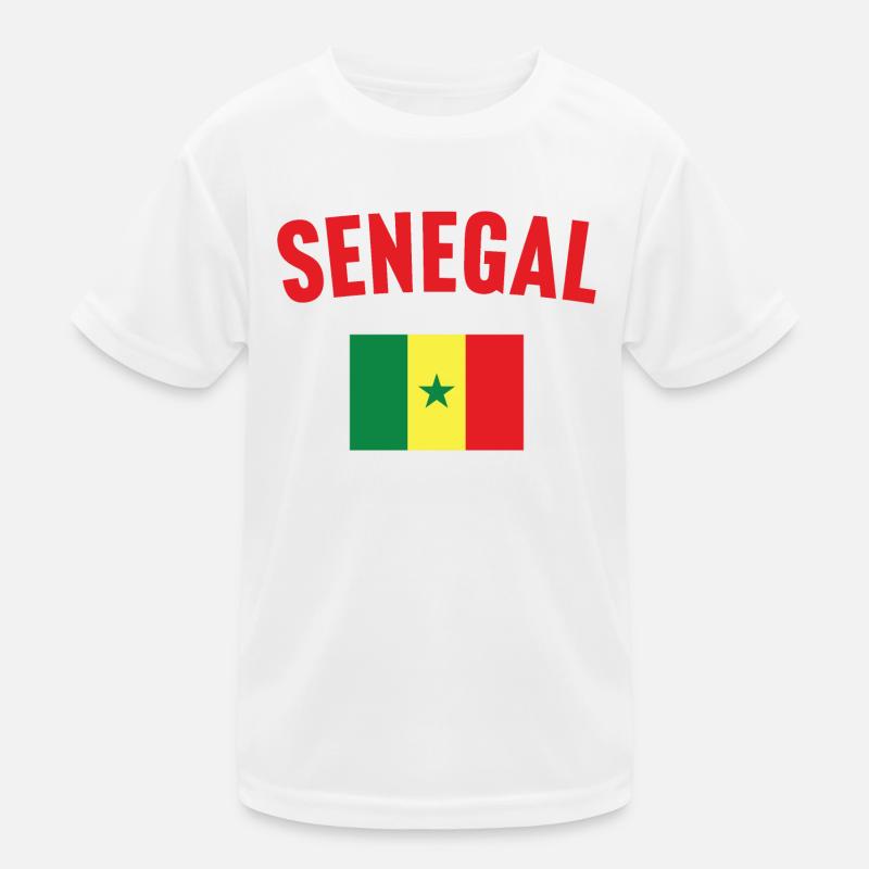 Drapeau du Sénégal T-shirt sport Enfant