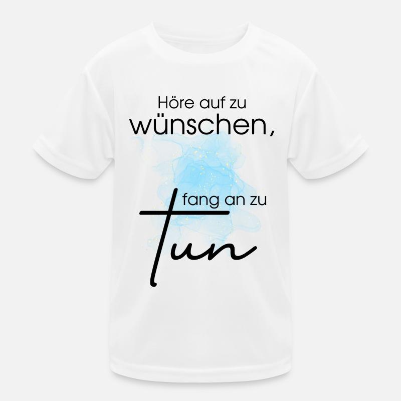 POSITIVE EINSTELLUNG MINDSET Motivation Kinder Funktions-T-Shirt