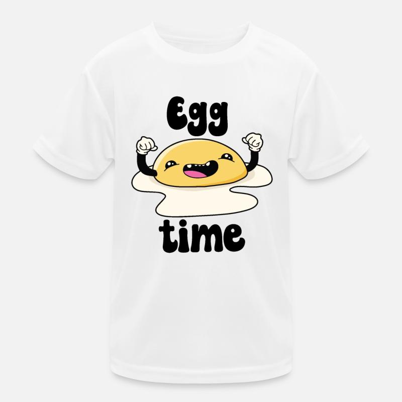 Zeit für Eier Kinder Funktions-T-Shirt