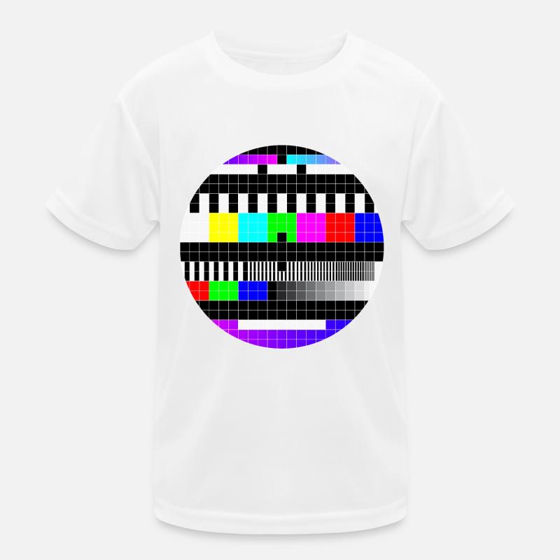 "no signal" error message, test screen Kids Functional T-Shirt