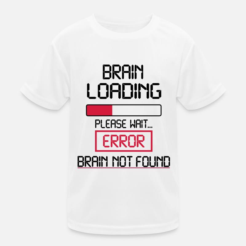brain loading error Kids Functional T-Shirt