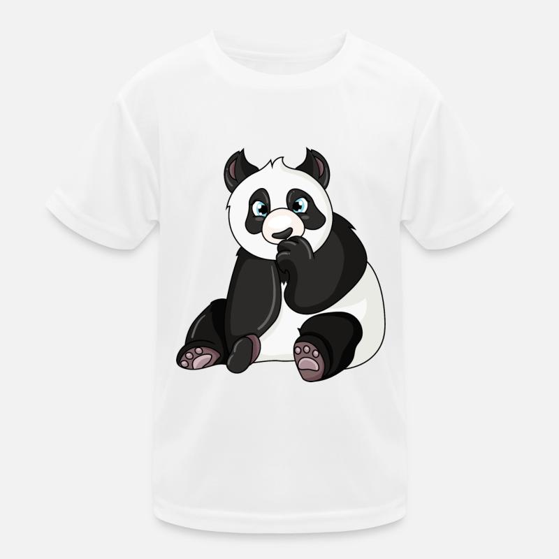 Panda Bär Kinder Funktions-T-Shirt