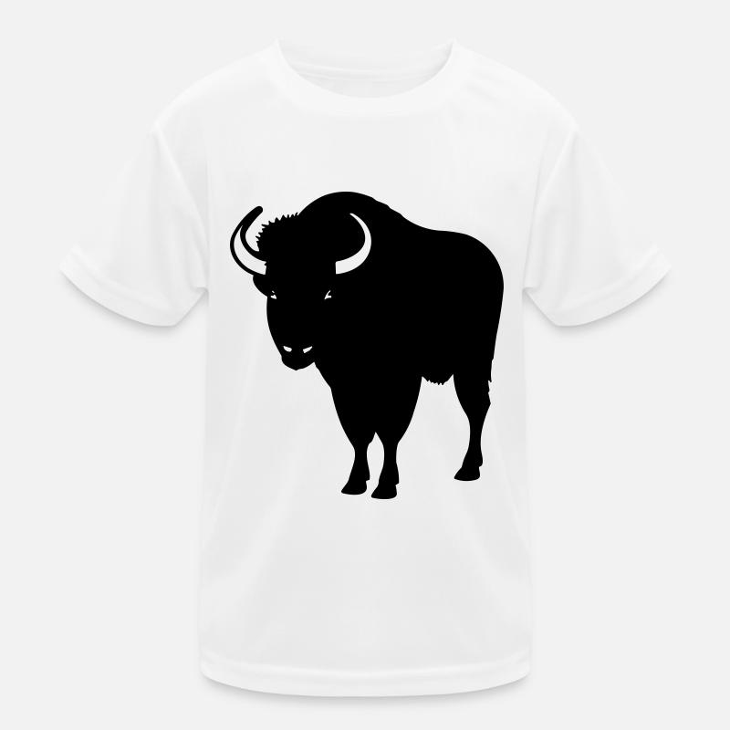 Büffel Kinder Funktions-T-Shirt
