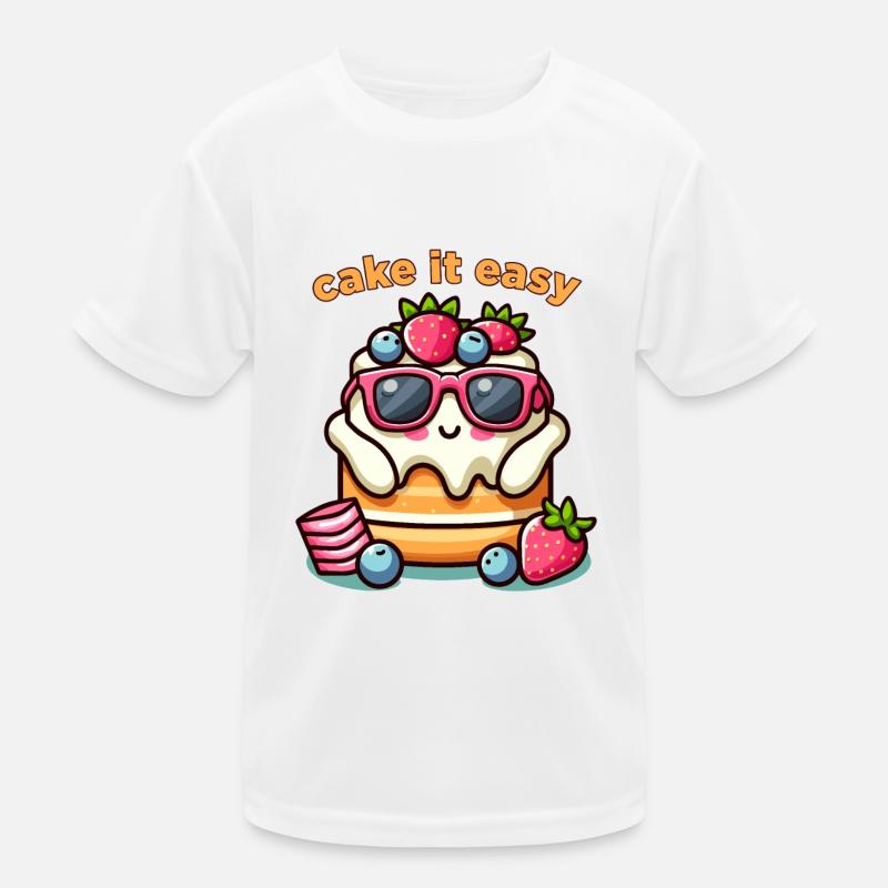 Cake it Easy Kids Functional T-Shirt