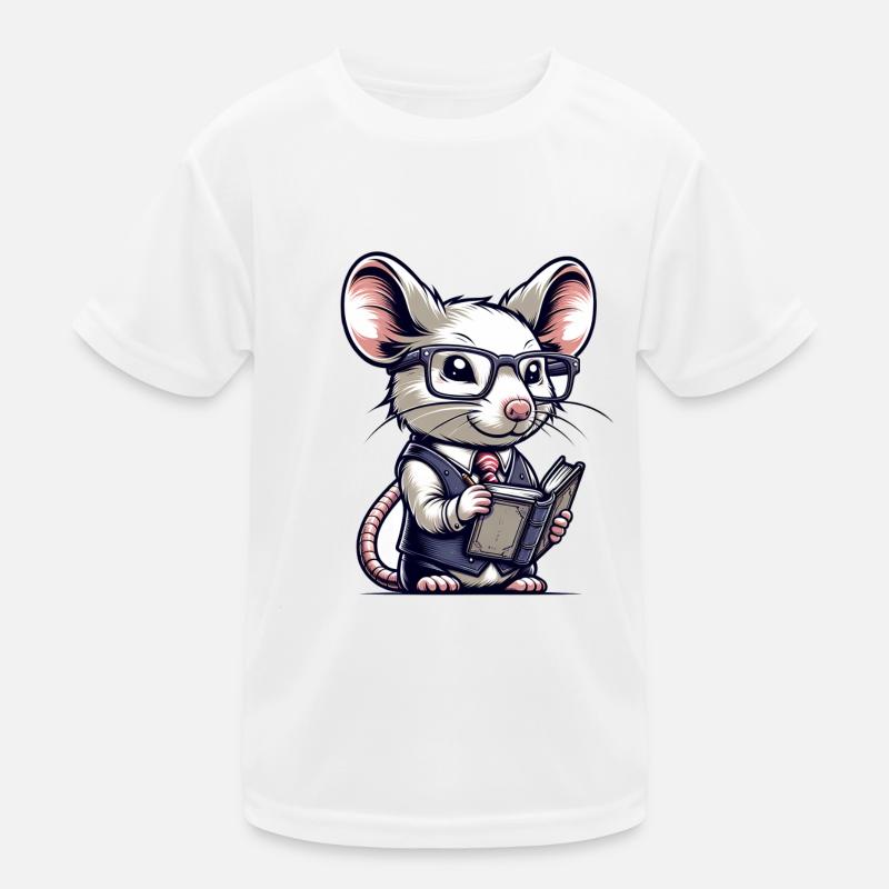 Professeur de souris mignonne T-shirt sport Enfant