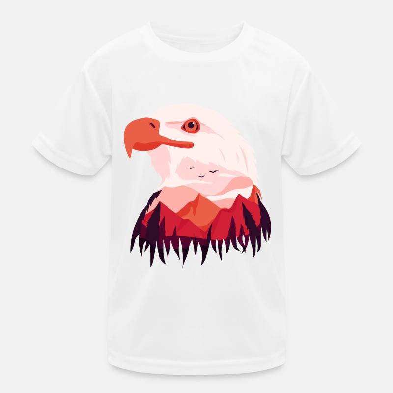 Aigle Pygargue à tête blanche T-shirt sport Enfant