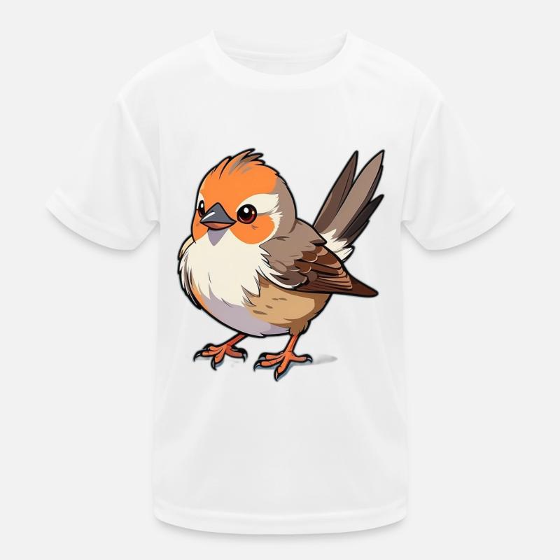 Junger Spatz Kinder Funktions-T-Shirt