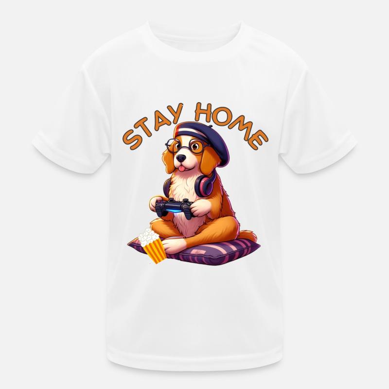 Chien Mignon T-shirt sport Enfant