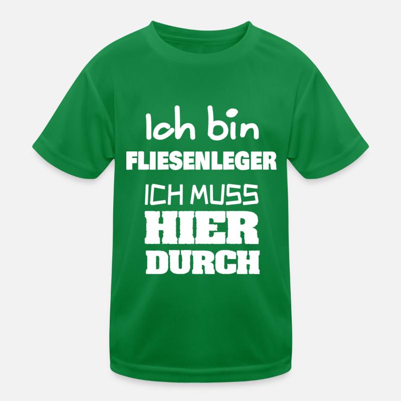 Gift for tilers Kids Functional T-Shirt