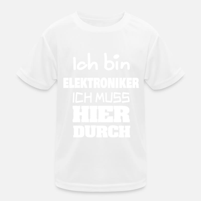 Beruf Elektroniker Kinder Funktions-T-Shirt