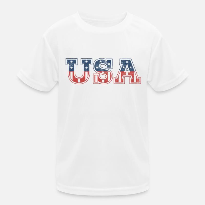 ÉTATS-UNIS T-shirt sport Enfant