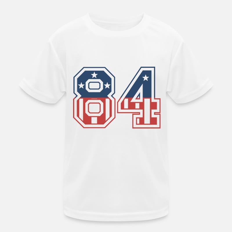 Numéro 84 États-Unis T-shirt sport Enfant