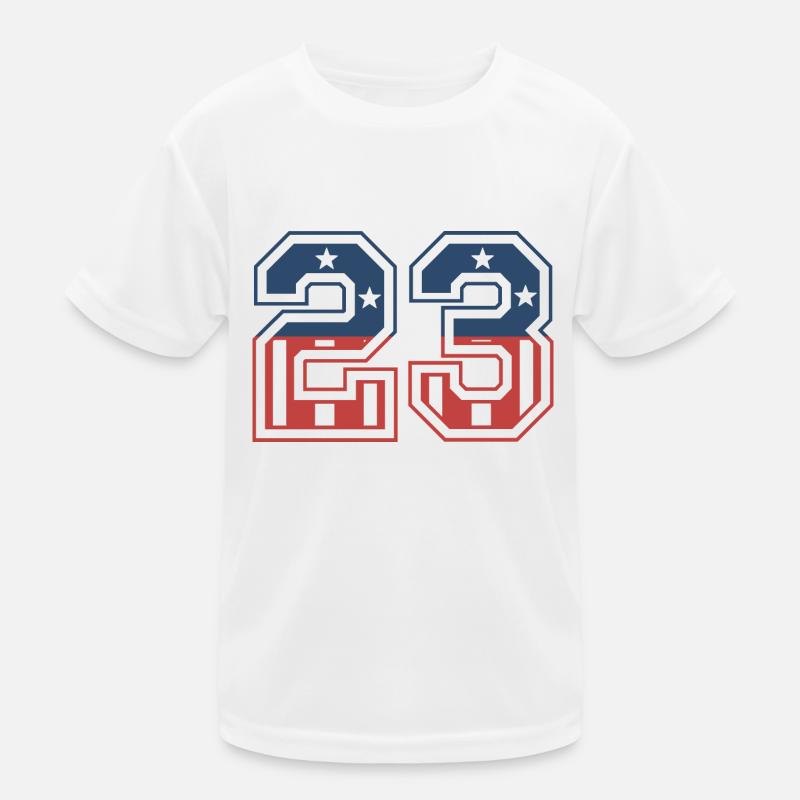 Numéro 23 États-Unis T-shirt sport Enfant