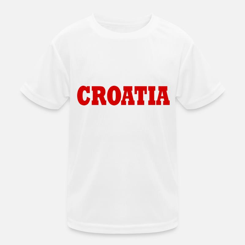Croatia Kids Functional T-Shirt