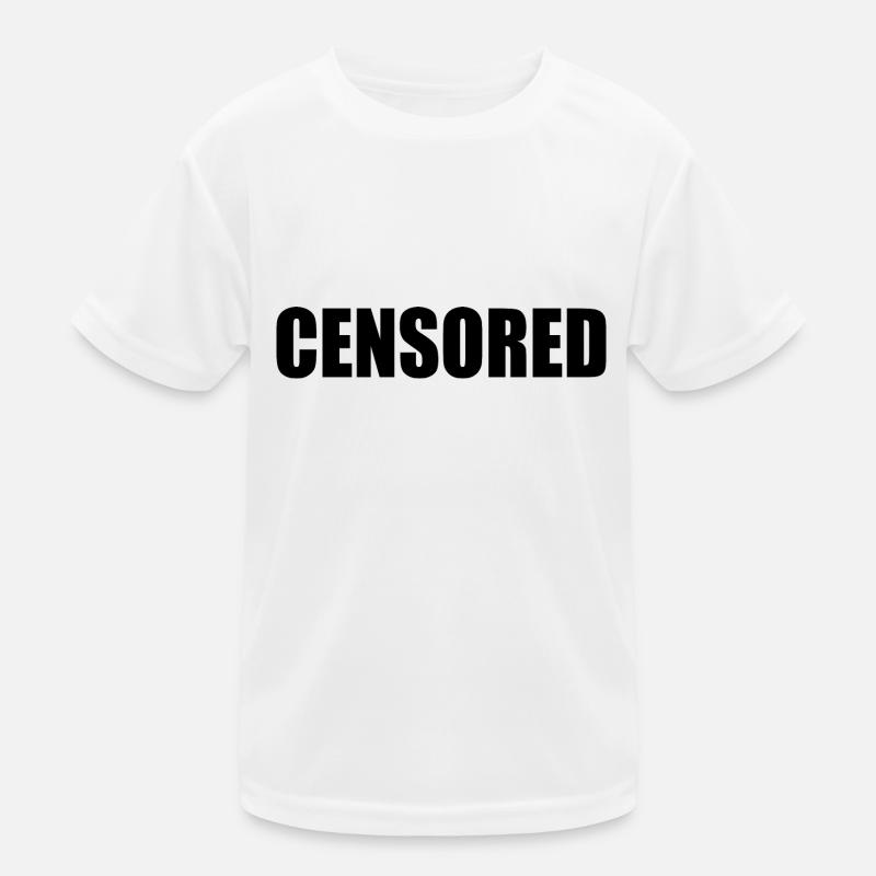 censored Kids Functional T-Shirt