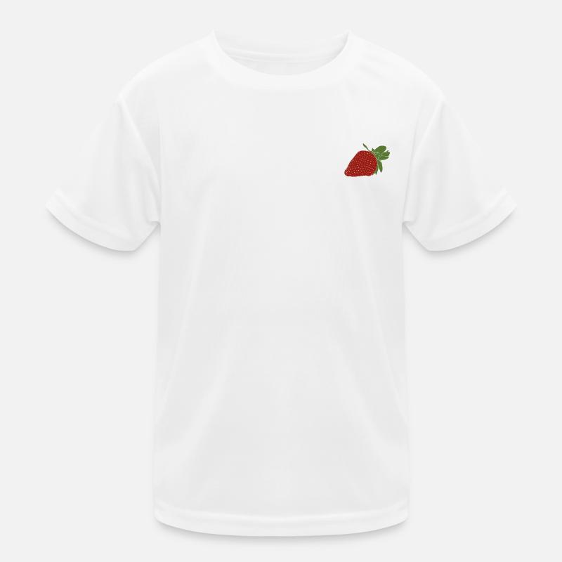 Erdbeere Kinder Funktions-T-Shirt