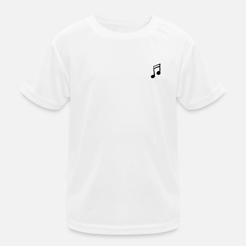Note (Logo klein, schwarz) Kinder Funktions-T-Shirt