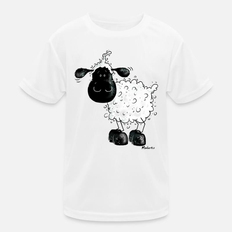 Cute sheep shirt design Kids Functional T-Shirt