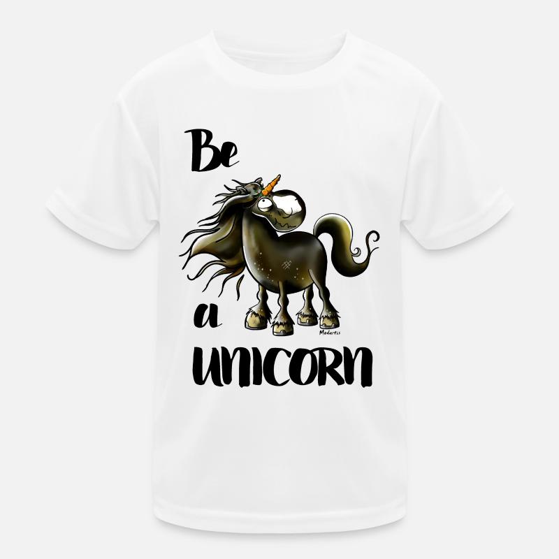 Be A Unicorn Pferd Kinder Funktions-T-Shirt
