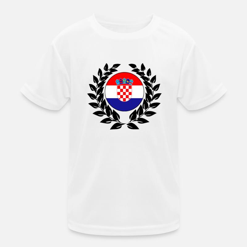 Croatia Kids Functional T-Shirt