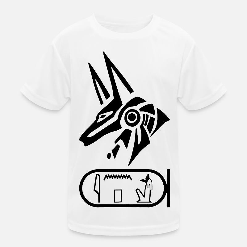 Dieu Anubis (noir) T-shirt sport Enfant