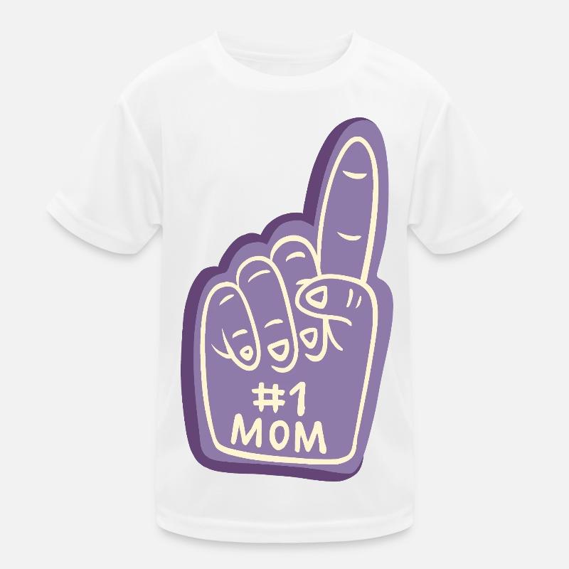 #1 Maman - Illustration cool basée sur Fbased T-shirt sport Enfant