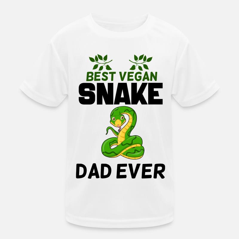 Snake Vegans Kids Functional T-Shirt