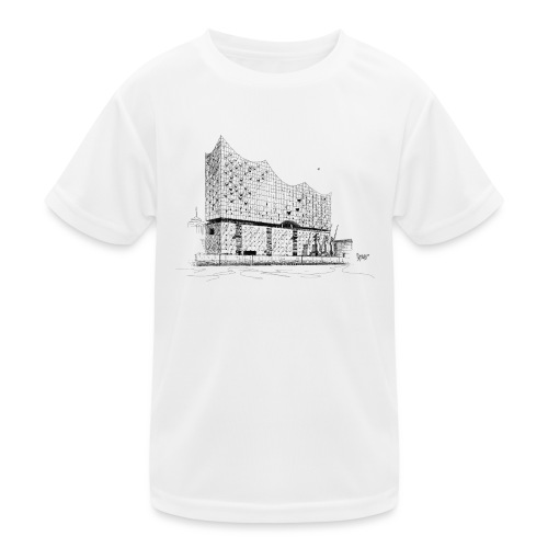 Bronko55 No.05 – Elbphilharmonie Hamburg - Kinder Funktions-T-Shirt
