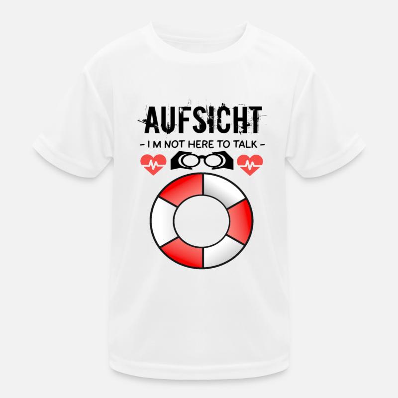 Aufsicht - Badeaufsicht Kinder Funktions-T-Shirt