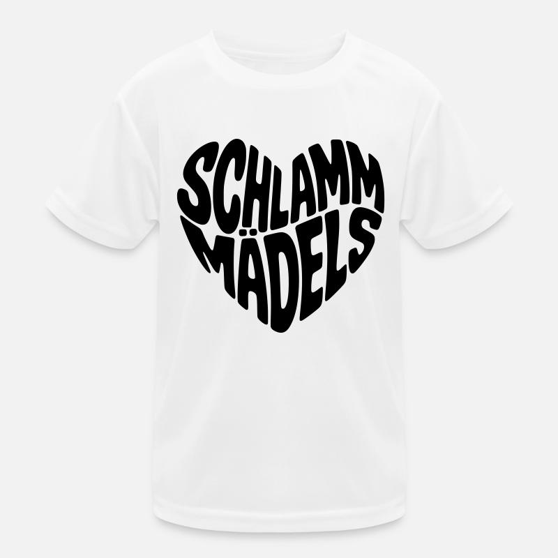 Schlamm Mädels Kinder Funktions-T-Shirt
