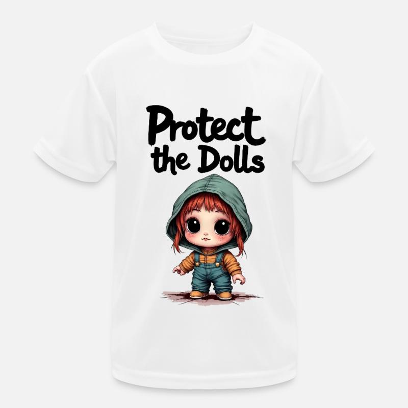 Protégez les poupées - Doux message T-shirt sport Enfant