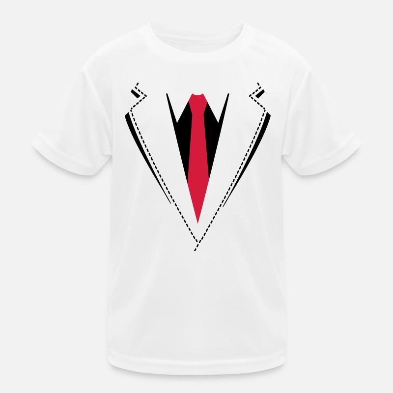 Bow tie or tie costume. Kids Functional T-Shirt