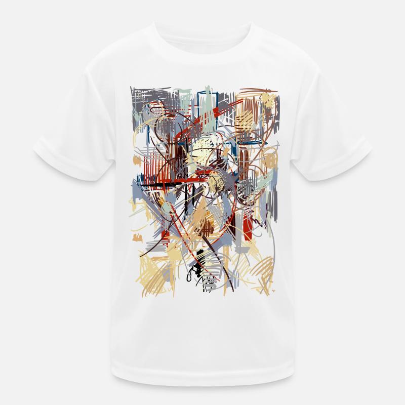 Abstrakte Kunst Kinder Funktions-T-Shirt