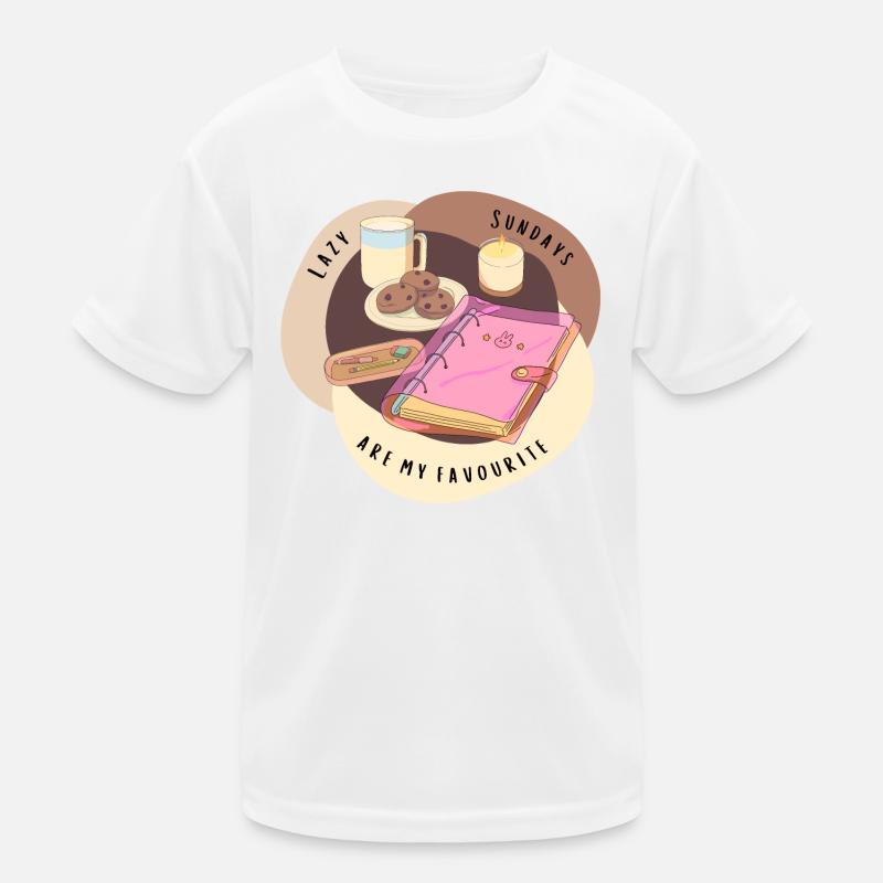 Les dimanches paresseux sont mes préférés T-shirt sport Enfant