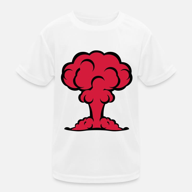 atomic nuclear mushroom bomb explosion Kids Functional T-Shirt
