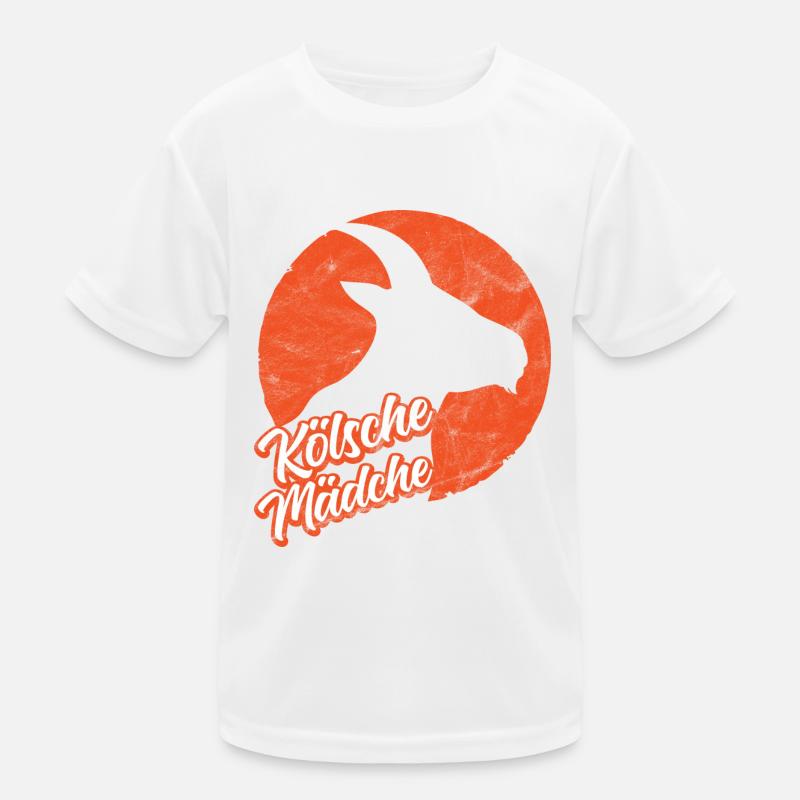Kölsche Mädche Köln Kölnerin Geißbock Kinder Funktions-T-Shirt