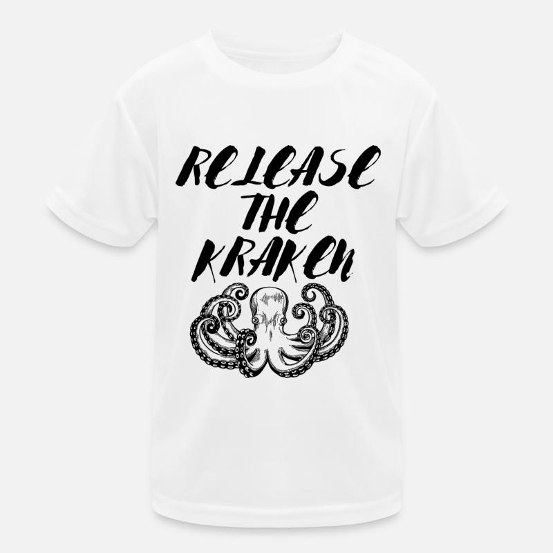 RELEASE THE KRAKEN Kids Functional T-Shirt