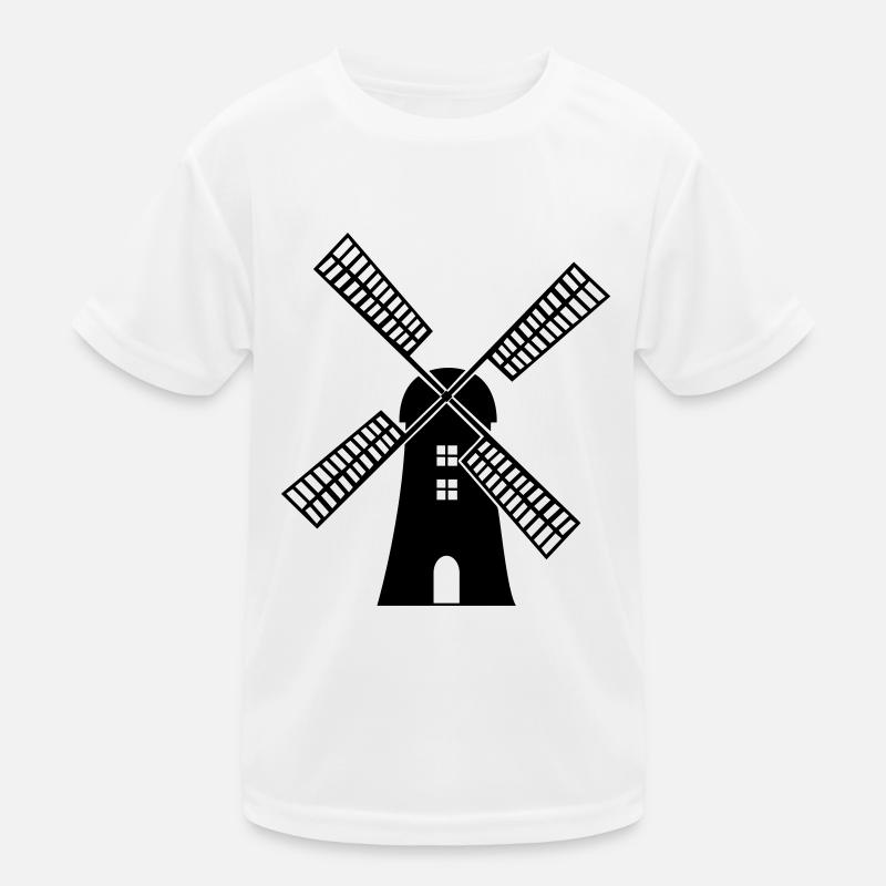 Moulin à vent T-shirt sport Enfant