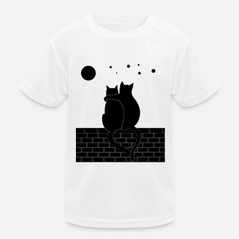 Chat et Chat T-shirt sport Enfant