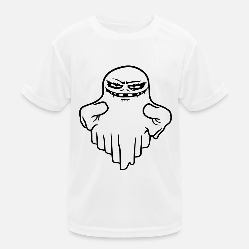 Schwebender Monster Geist Comic Kinder Funktions-T-Shirt