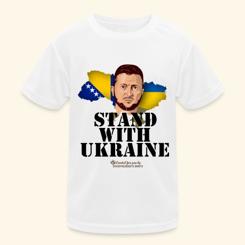 Ukraine Bosnien und Herzegowina - Kinder Funktions-T-Shirt