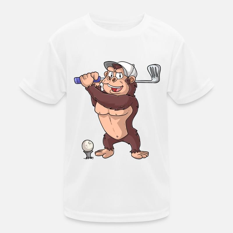 Singe de golf T-shirt sport Enfant