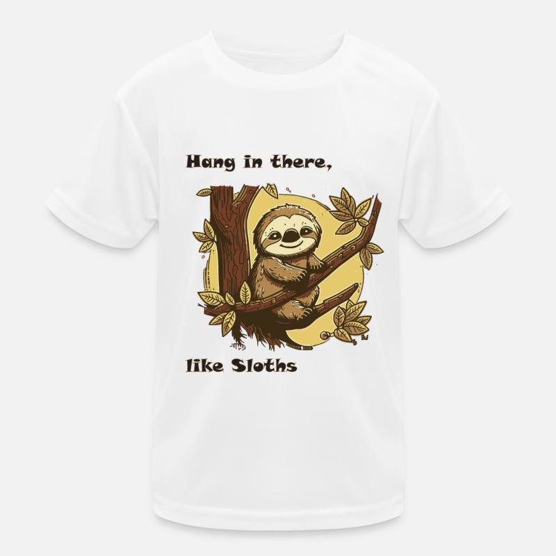 Bleiben Sie dran Kinder Funktions-T-Shirt