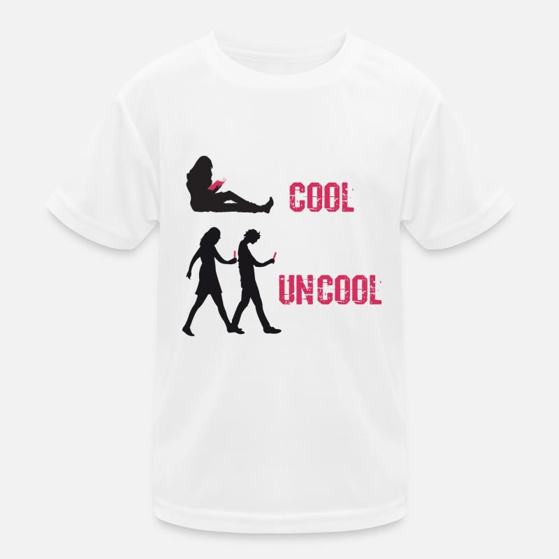 Buch cool, Smartphone uncool Kinder Funktions-T-Shirt