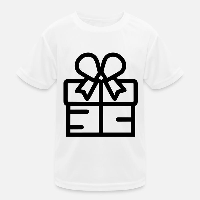 Geschenk-Icon-Box Kinder Funktions-T-Shirt