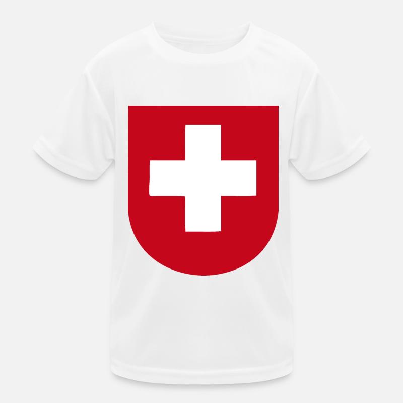 Schweizer Wappen: Stolz und Tradition Kinder Funktions-T-Shirt