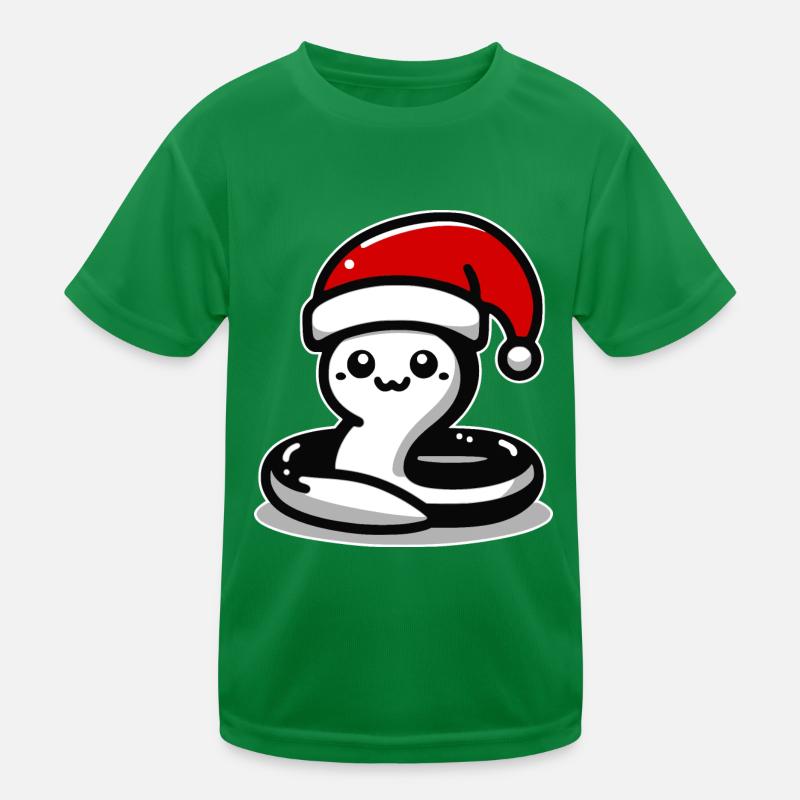 Serpent anguille de Noël T-shirt sport Enfant