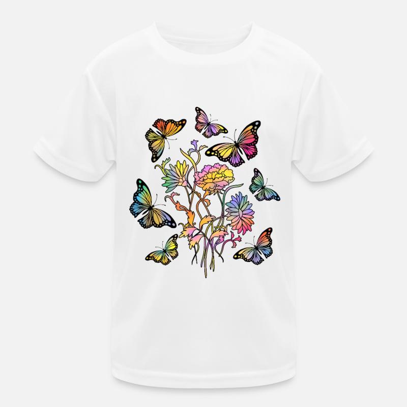 Schmetterlinge Kinder Funktions-T-Shirt