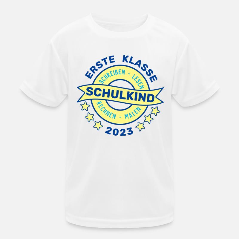 SCHULKIND 2023 - ERSTE KLASSE - EINSCHULUNG 2023 Kinder Funktions-T-Shirt